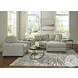 Amesley Smoke 85" Sofa Chaise Sectional