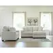 Amesley Ivory 85" Sofa Chaise