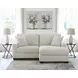Amesley Ivory 85" Sofa Chaise