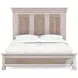 Alcove Belgian Ivory And Washed Maple Queen Panel Bed