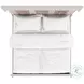Alcove Belgian Ivory And Washed Maple Queen Panel Bed