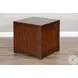Hearthwood Haven Dark Brown Square End Table