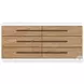 Portico Cuddle Natural and Sienna Queen Upholstered Panel Bedroom Set