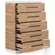 Portico Cuddle Natural and Sienna Queen Upholstered Panel Bedroom Set