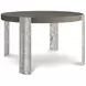 Prado Porcini And Bright Graphite Extendable Dining Table