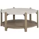 Elements Toffee Stone Top Cocktail Table