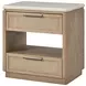 Elements Toffee 2 Drawer Nightstand with Rope Fronts