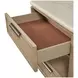 Elements Toffee 2 Drawer Nightstand with Rope Fronts