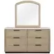 Elements Toffee Arched Mirror