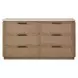 Elements Toffee Dresser Rope Drawer Fronts