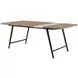 Elements Toffee Asymmetrical Stone Slab Dining Room Set