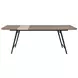 Elements Toffee Asymmetrical Stone Slab Dining Room Set