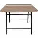 Elements Toffee Asymmetrical Stone Slab Dining Room Set