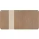 Elements Toffee Assyemtrical Stone Slab Dining Table