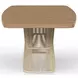 Elements Toffee Rope Pedestal Extendable Dining Room Set