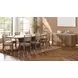 Elements Toffee Rope Pedestal Extendable Dining Room Set
