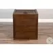 Havenstead Dark Brown Rectangular End Table with Drawer
