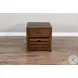 Havenstead Dark Brown Rectangular End Table with Drawer