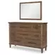 Artisans Place Vintage Pine and Ironwood Rectangular Mirror