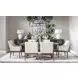 Artisans Place White Upholstered Host Chair Set of 2