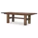 Artisans Place Vintage Pine and Ironwood 106" Extendable Rectangular Dining Table