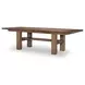 Artisans Place Vintage Pine and Ironwood 106" Extendable Rectangular Dining Table