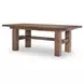 Artisans Place Vintage Pine and Ironwood 106" Extendable Rectangular Dining Table