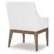 Artisans Place White Upholstered Host Chair Set of 2
