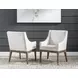 Artisans Place White Upholstered Host Chair Set of 2