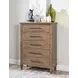 Artisans Place Vintage Pine and Ironwood 5 Drawer Chest