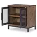Artisans Place Vintage Pine and Ironwood 2 Door Nightstand