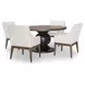 Artisans Place White Upholstered Host Chair Set of 2