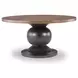 Artisans Place Vintage Pine and Ironwood 60" Round Dining Table