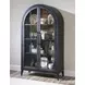 Artisans Place Vintage Pine and Ironwood 2 Door Display Cabinet with LED