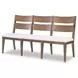 Artisans Place White Upholstered 67" Dining Bench