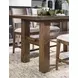 Artisans Place Vintage Pine and Ironwood 72" Rectangular Counter Height Dining Table
