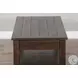 Ember Grace Dark Brown 48" Rectangular Coffee Table with Casters
