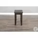Sagewyn Dark Brown 14" Rectangular Chair Side Table