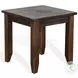Havenstead Tobacco Leaf Square End Table