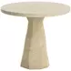 Kliff Natural 34" Round Concrete Top Outdoor Bistro Table