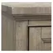 Paxton Place Dovetail Gray 7 Drawer Dresser with Rectangular Mirror