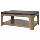 Blue Mallee Brown and Black Occasional Table Set