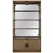 Blue Mallee Brown 4 Door Display Cabinet