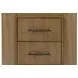 Blue Mallee Brown 2 Drawer Nightstand with USB Charging