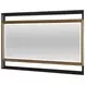 Blue Mallee Black and Brown Rectangular Dresser Mirror