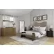 Blue Mallee Black and Brown Rectangular Dresser Mirror