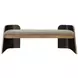 Blue Mallee Beige Upholstered Bed Bench