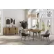 Blue Mallee Brown 100" Extendable Rectangular Dining Table