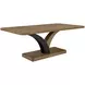 Blue Mallee Brown and Black 84" Rectangular Dining Table