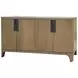 Blue Mallee Brown 4 Door Server